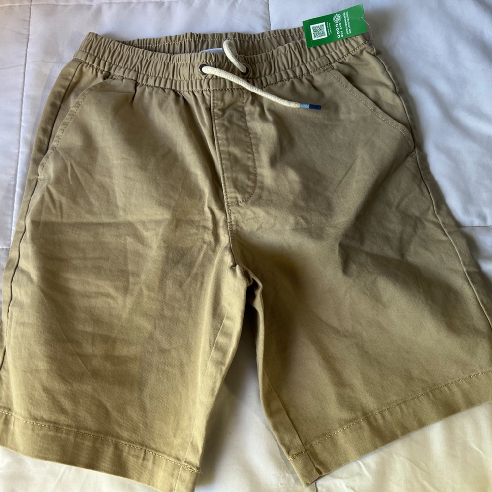 Gap Big Boys Khaki Cotton Shorts NEW NWT